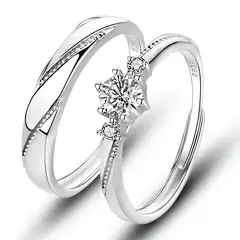 NO LOGO - Anillo Para Pareja Promesa de Amor Regalo Enamorados novios