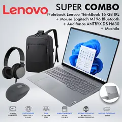 LENOVO - LAPTOP THINKBOOK 16 G8 IRL CORE i5-210H MEMORIA 16GB DISCO 512GB SSD M2