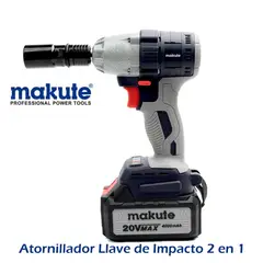 MAKUTE - ATORNILLADOR LLAVE DE IMPACTO 2 EN 1