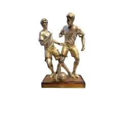 GENERICO - Figura Decorativa Deportiva Escultura de Futbol - Adorno Elegante para Sala Regalo Ideal