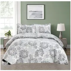 GENERICO - EDREDON PIEL DE CONEJO CON PIEL DE ANGEL 3D ALTO RELIEVE 5 PIEZAS