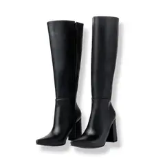 LB LIBBY CALZADOS Y ACCESORIOS - BOTAS PARA MUJER - TACO 9 COLOR NEGRO