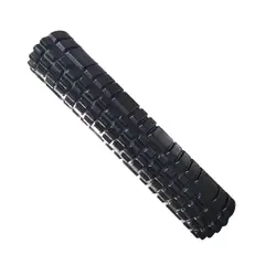GENERICO - Rodillo Foam Roller Pilates Masaje Estimulacion 60 cm Black
