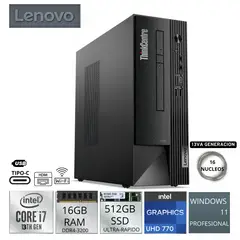 GENERICO - Computadora de escritorio Lenovo ThinkCentre neo 50S Gen 4 - Intel Core i7 16GB