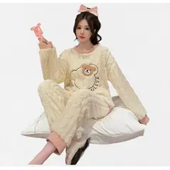 GENERICO - PIJAMA DE LANA INVIERNO COMPLETA