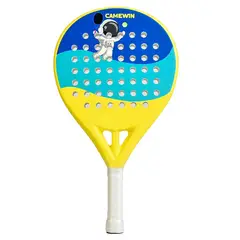 PUREPOWER - Raqueta Pádel Carbono EVA Niños Anti-Golpes + Funda