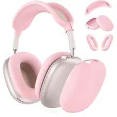 GENERICO - Case Funda Protector de silicona Para Apple AirPods Max Wireless ROSADO