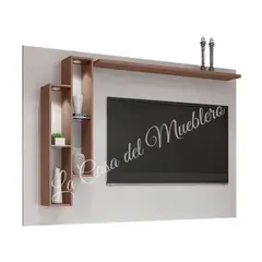 GENERICO - PANEL DE TV SAID - LA CASA DEL MUEBLERO - BLANCO CON ESPRESSO