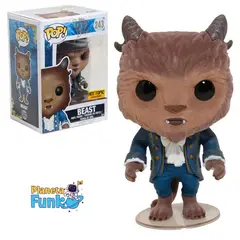 FUNKO - LA BELLA Y A BESTIA- BEAST FLOCKED EXCLUSIVO 243