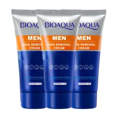 BIOAQUA - PACK 3 CREMA DEPILATORIA MASCULINA 300GR