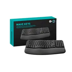 LOGITECH - TECLADO ERGO WAVE WIRELESS BOLT BT SP GRAFITO