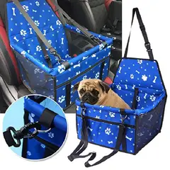 GENERICO - Asiento de carro para perro Azul