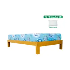 MUEBLES MACRUMO - Tarima capirona 15plz + colchón + almohada