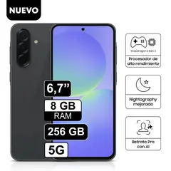 SAMSUNG - Celular Libre Galaxy A26 5G 67 Pulg 256GB 8GB RAM Blue Black