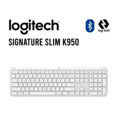 LOGITECH - TECLADO SLIM SILENT K950 WIRELESS BOLTBLUETOOTH SP BLANCO