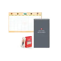 INGENIAL - Pack Klads Diver Libreta Juego de Cartas Tutti Frutti