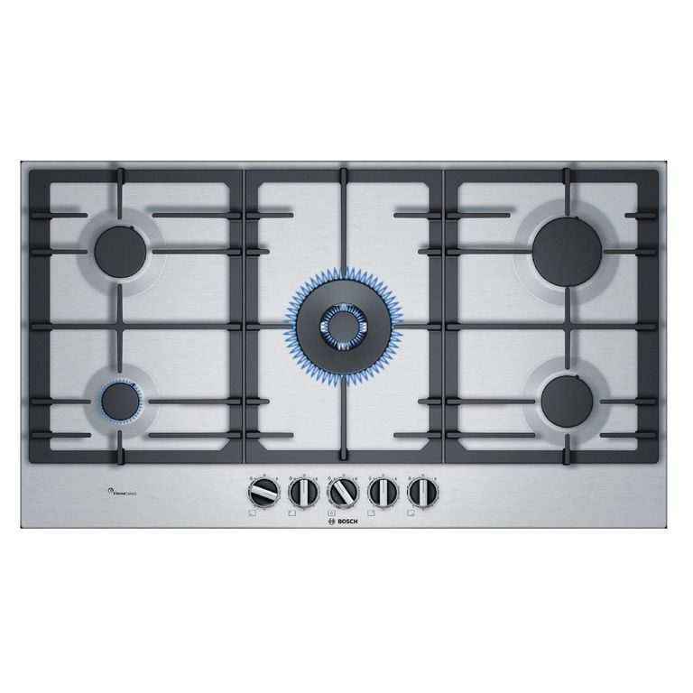 Cocina PCR9A5B90 Empotrable a Gas Acero Inoxidable