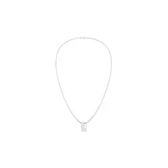 CALVIN KLEIN - Collar de aceroinoxidable plateado