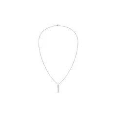 CALVIN KLEIN - Collar de acero inoxidable Plateado