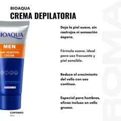 BIOAQUA - PACK 2 CREMA DEPILATORIA MASCULINA 200G