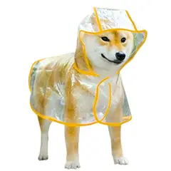 GENERICO - CAPA Impermeable de Lluvia para Mascotas Talla 4 Amarillo