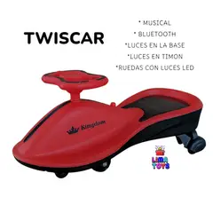 KINGDOM - TWISCAR ROJO MUSICAL CON BLUETOOTH
