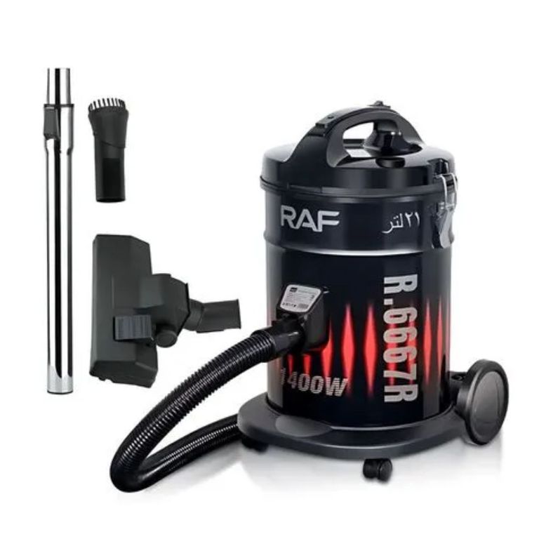 Aspirador Eléctrica RAF 1400W 21L Limpieza profunda