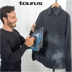 TAURUS - Plancha a Vapor Base Cerámica ATLAS 2400 Azul