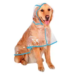 GENERICO - CAPA Impermeable de Lluvia para Mascotas Talla 8 Celeste