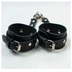 DR PINKY - Esposas Grilletes para Manos Cuero Sintetico Bondage Para Parejas Bdsm