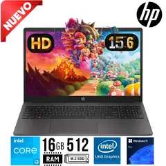 HP - Laptop 250 G10 15.6"HD Intel Core i3 1315U RAM 16GB SSD 512GB Windows 11 PRO