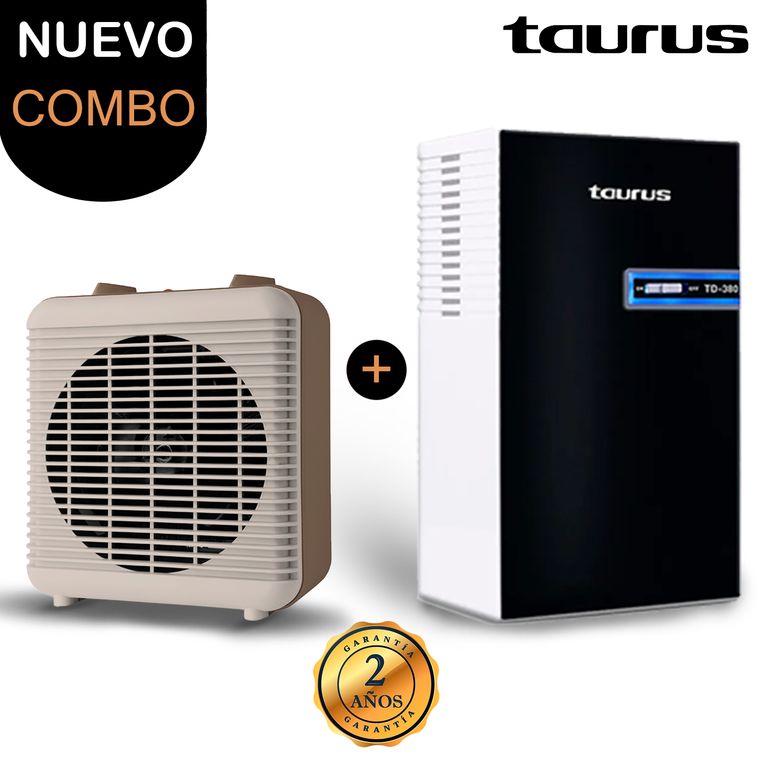Deshumedecedor TD-380 65W + Calefactor S2000 2Vel. 2000W