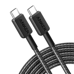 ANKER - Cable Cargador Resistente Tipo C a C Carga Rápida 60w 3 Metros
