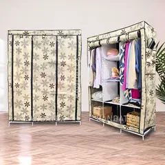 SM - ROPERO ARMABLE ORGANIZADOR DE 3 CUERPOS - BEIGE