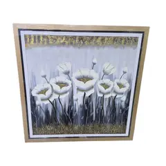 GENERICO - Cuadro Decorativo Flowers 115x115 mt