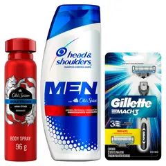 GILLETTE - Pack X Men Shampoo Desodorante y