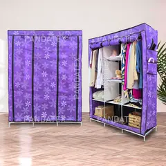 SM - ROPERO ARMABLE ORGANIZADOR DE 3 CUERPOS - MORADO