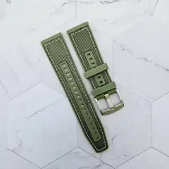 GENERICO - Correa Nylon con Silicona para XIAOMI WATCH S4 - Verde