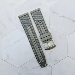 GENERICO - Correa Nylon con Silicona para XIAOMI WATCH S4 - Gris