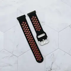 GENERICO - Correa Silicona Deport para HUAWEI FIT 4 - FIT 4 PRO - NRojo