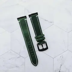 GENERICO - Correa Cuero para HUAWEI FIT 4 - FIT 4 PRO - Verde