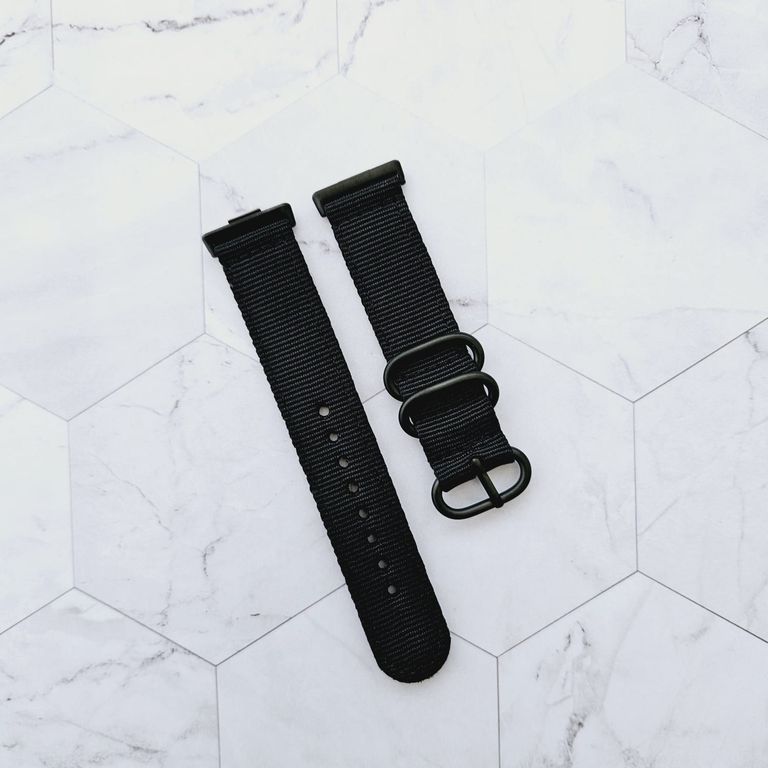 Correa Nylon para HUAWEI FIT 4 - FIT 4 PRO - Negro
