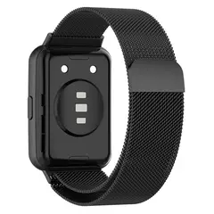 GENERICO - Correa Milanese para HUAWEI FIT 4 - FIT 4 PRO - Negro