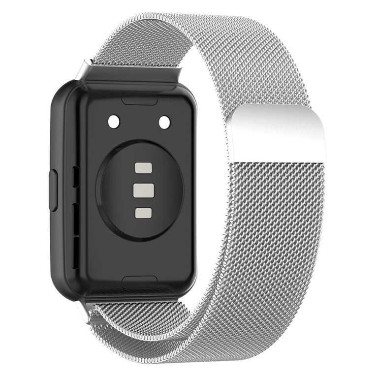 Correa Milanese para HUAWEI FIT 4 - FIT 4 PRO - Plata