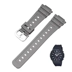 GENERICO - Correa Repuesto para CASIO G SHOCK GA-2100 - Gris