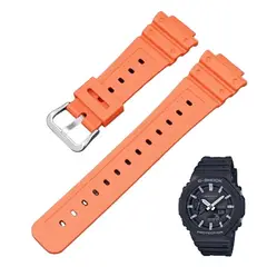 GENERICO - Correa Repuesto para CASIO G SHOCK GA-2100 - Naranja