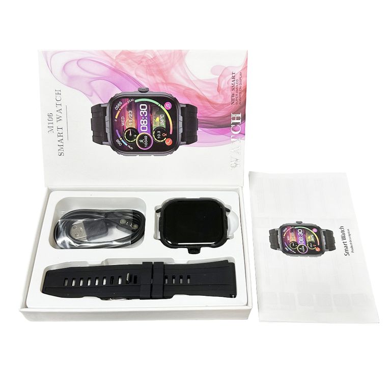 Reloj inteligente M106 con pantalla HD - pulsera de actividad física