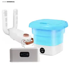 GENERICO - Pack Portátil Secador de Ropa de Zapatillas y Lavadora