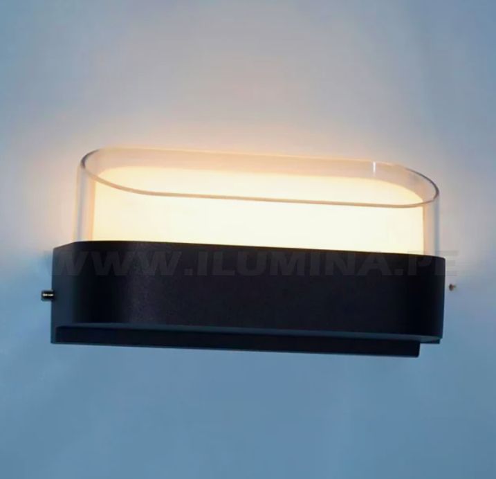 Aplique Lampara de Exterior Led 12W Luz Calida