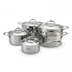 RECORD - Juego de Ollas Piaccere Acero Inoxidable 9pz -10286221